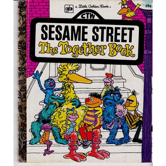 Sesame Street The Together Book 1971 Little Golden Book CTW Jim Henson Muppets - Picture 1 of 7